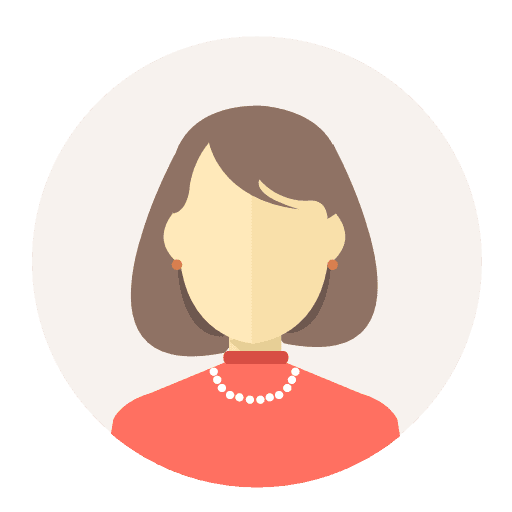 Sara is a client smiling to the camera happily