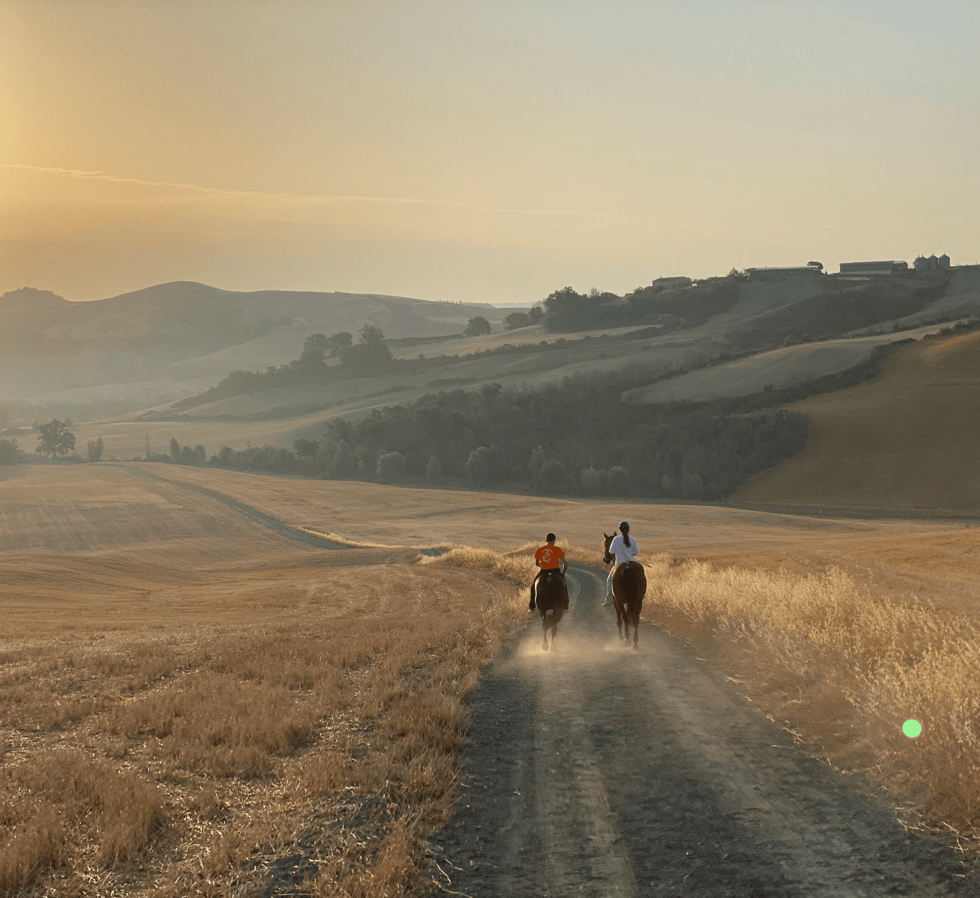 sunset horseback ride