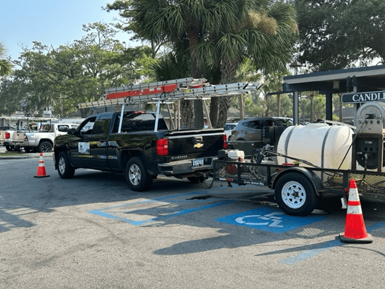 Mod-Squad Services cleaning fleet and equipment