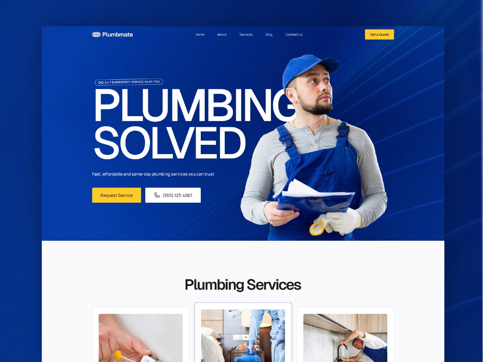 Plumbmate — 极简动效建筑空间网站设计灵感