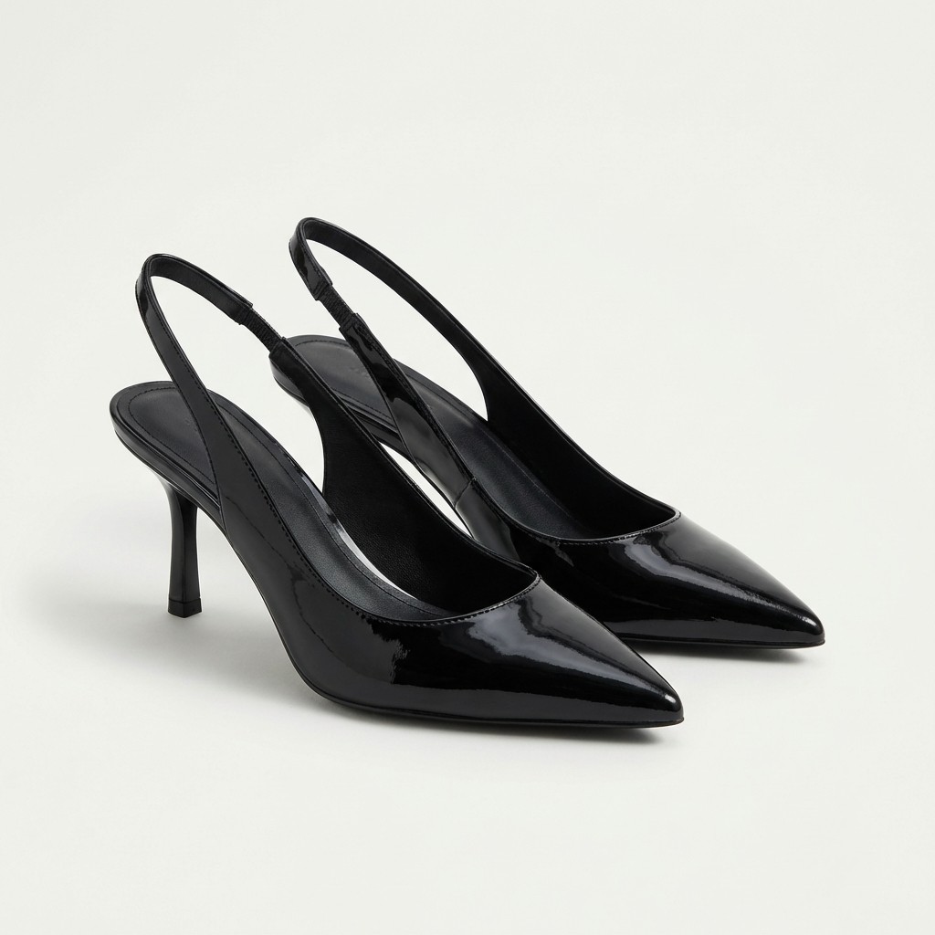 A pair of black wide-leg sweatpants with an elastic waistband and drawstring, displayed against a neutral background.