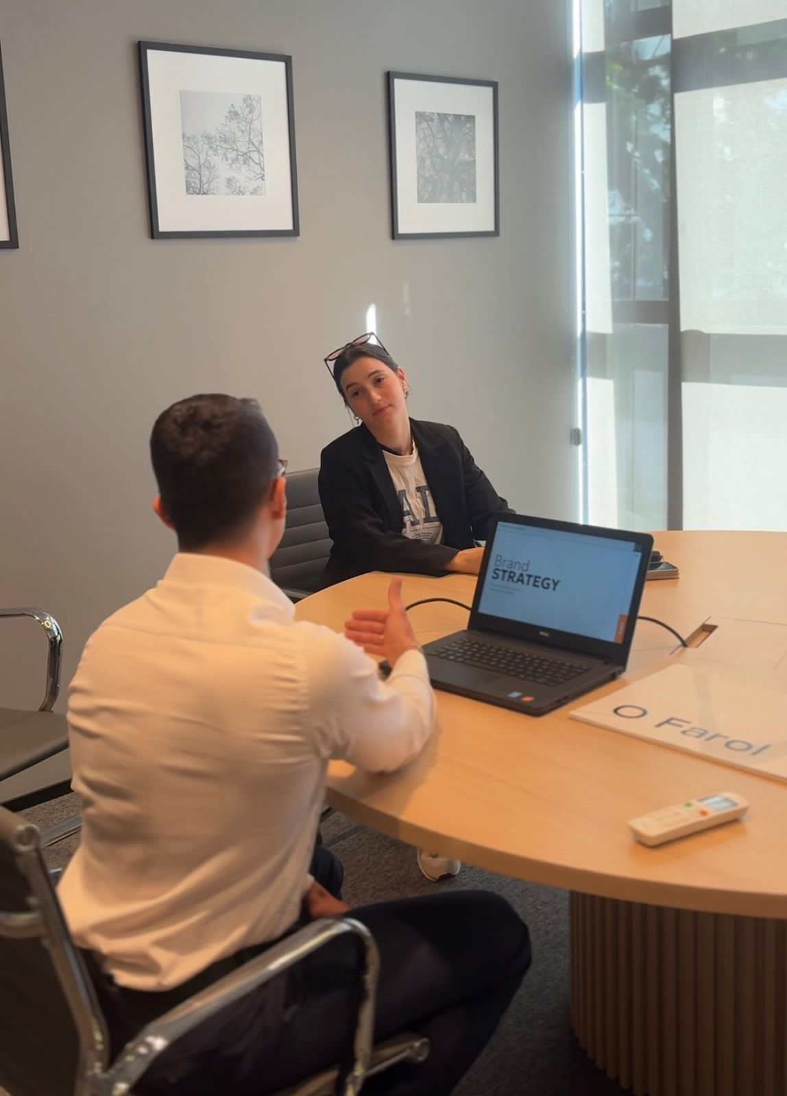 Example work of framer development