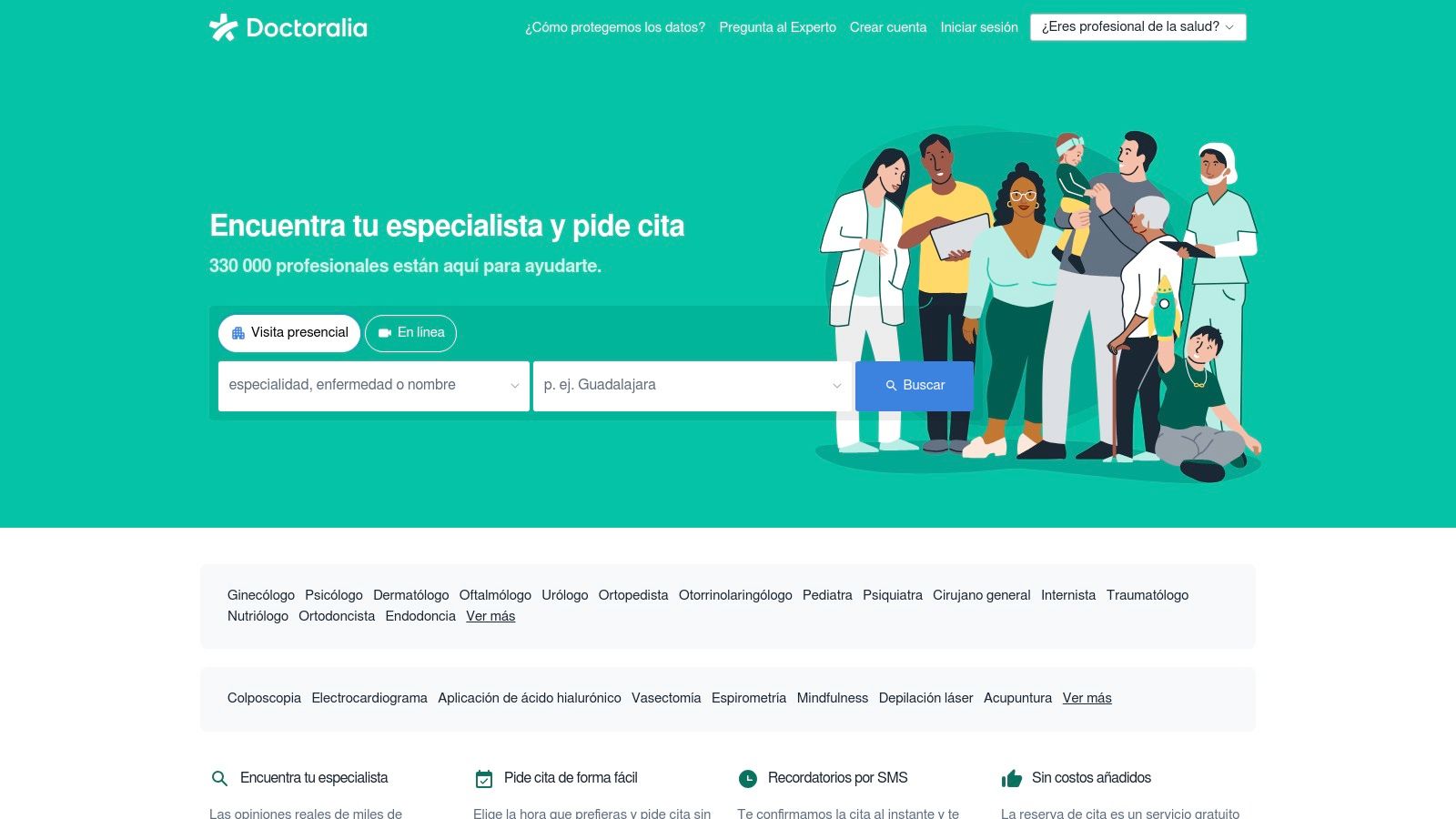 Búsqueda de doctores para masajes terapéuticos cerca de mi