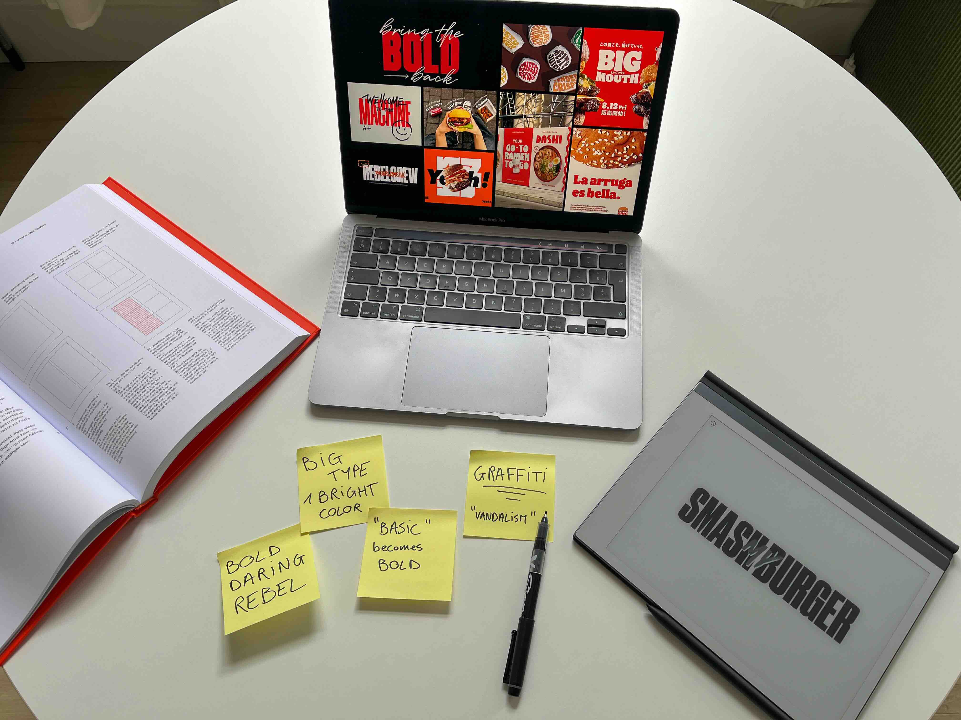 Moodboard and word mapping by designer Flyn Daenen
