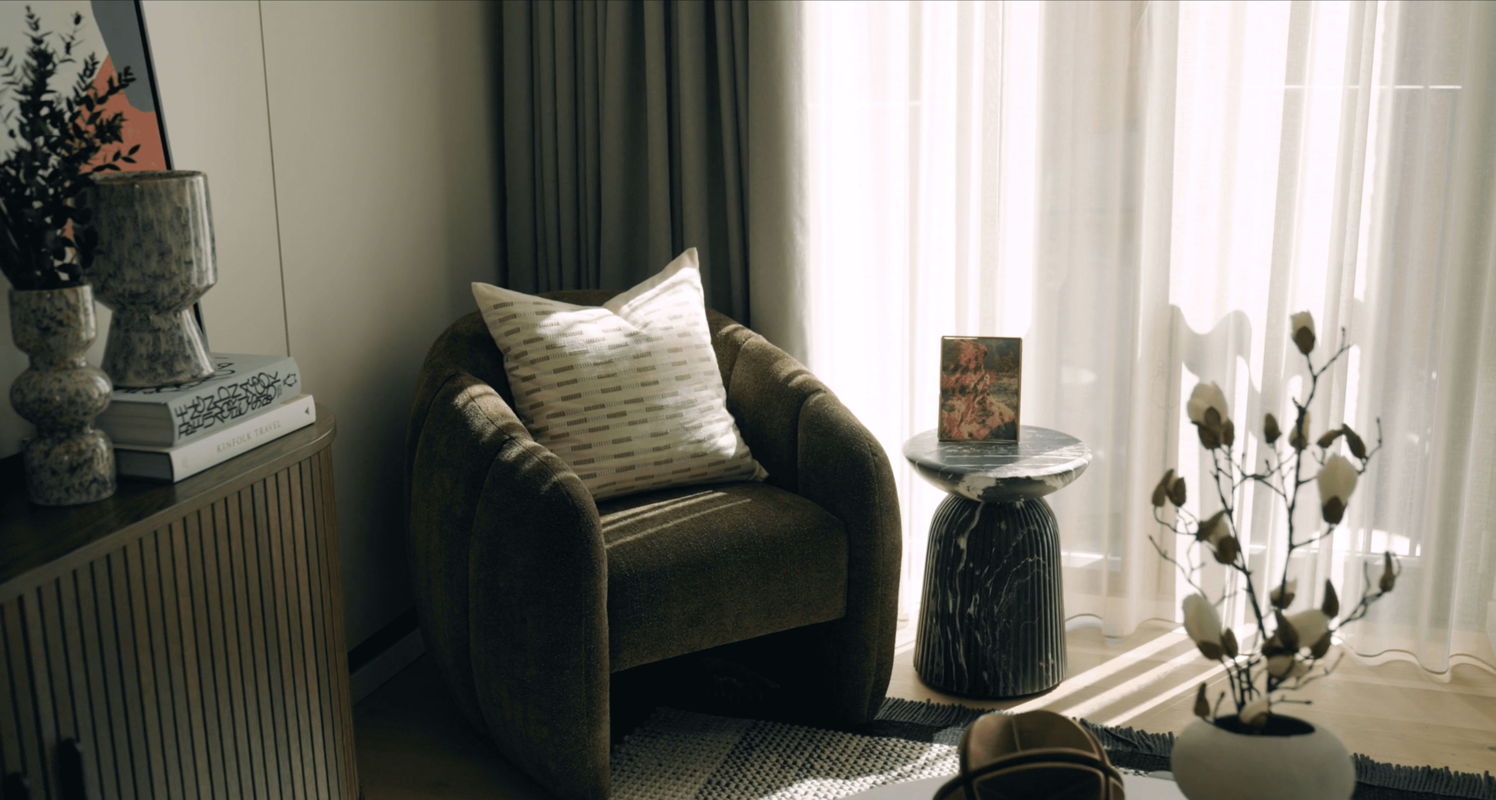 People using laptop and discusing