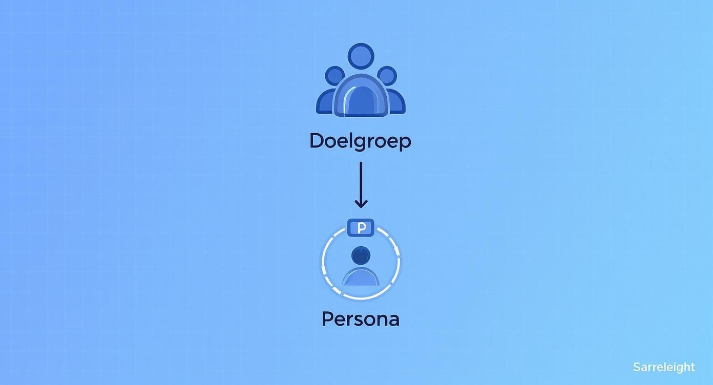 Infographic about wat is een persona