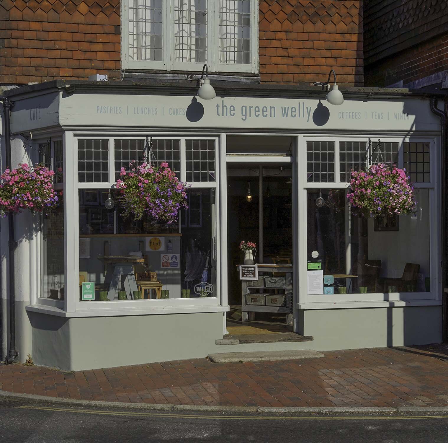 Exterior of Green Welly Cafe