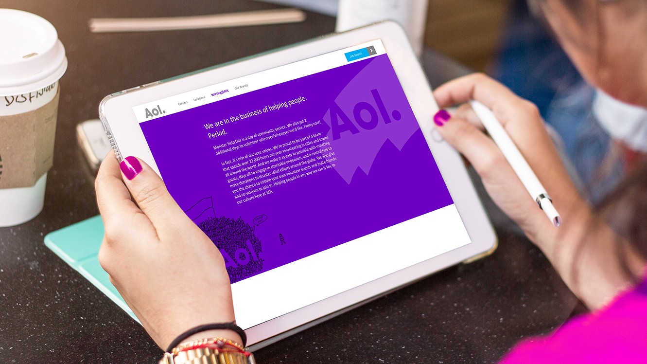 Brand design example from portfolio