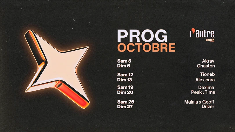 Prog Octobre