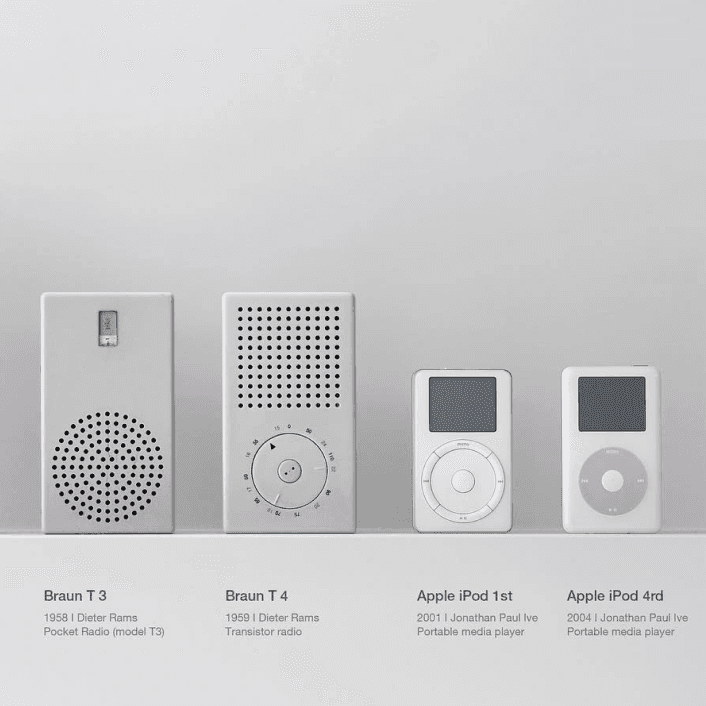 From Braun T3 to Apple's iPod