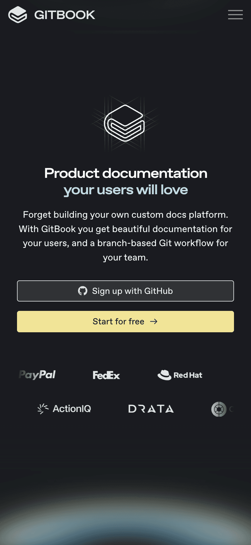 Gitbook website