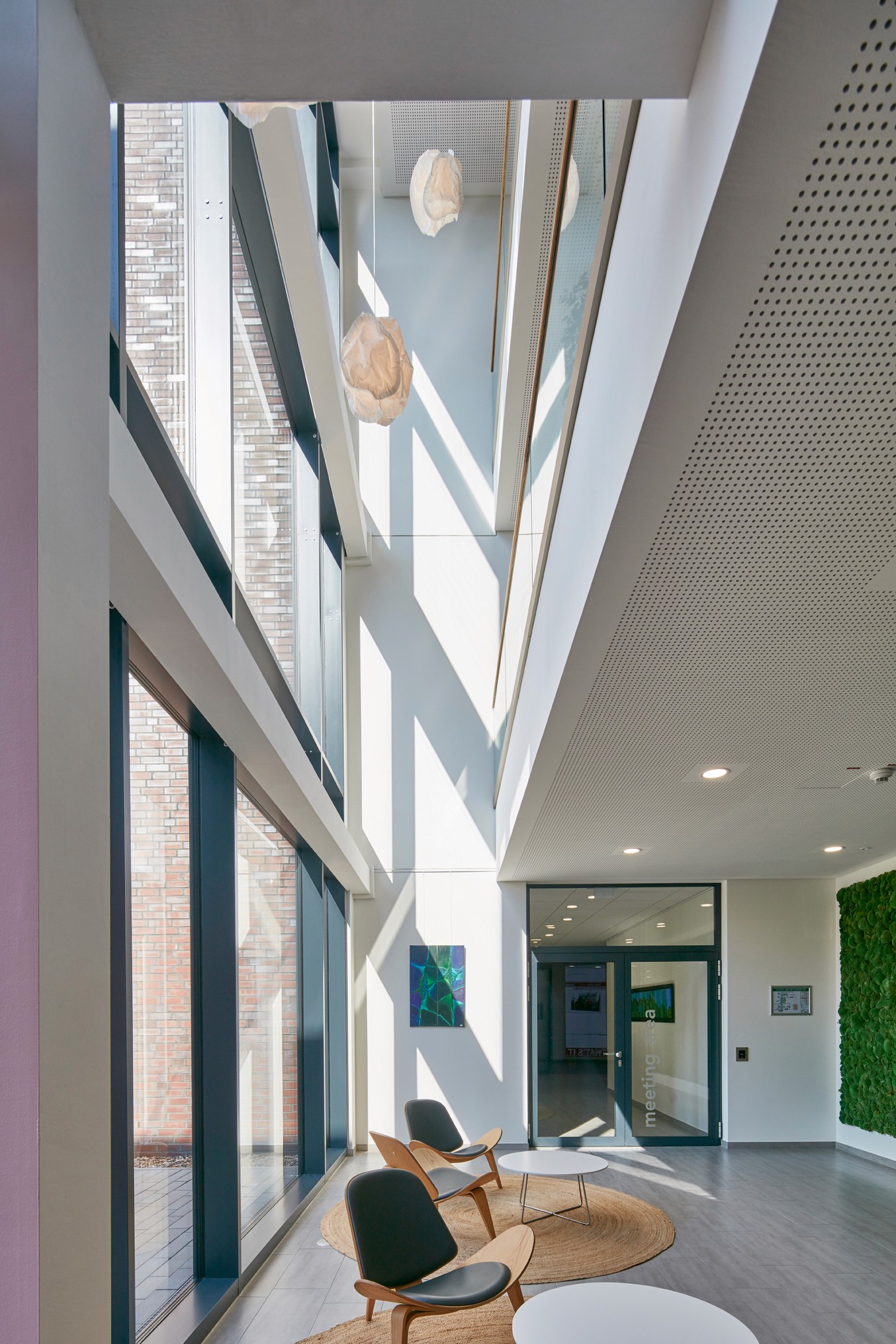 People attending training