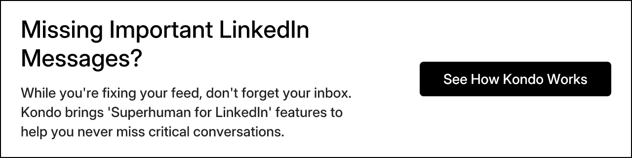 Missing Important LinkedIn Messages?