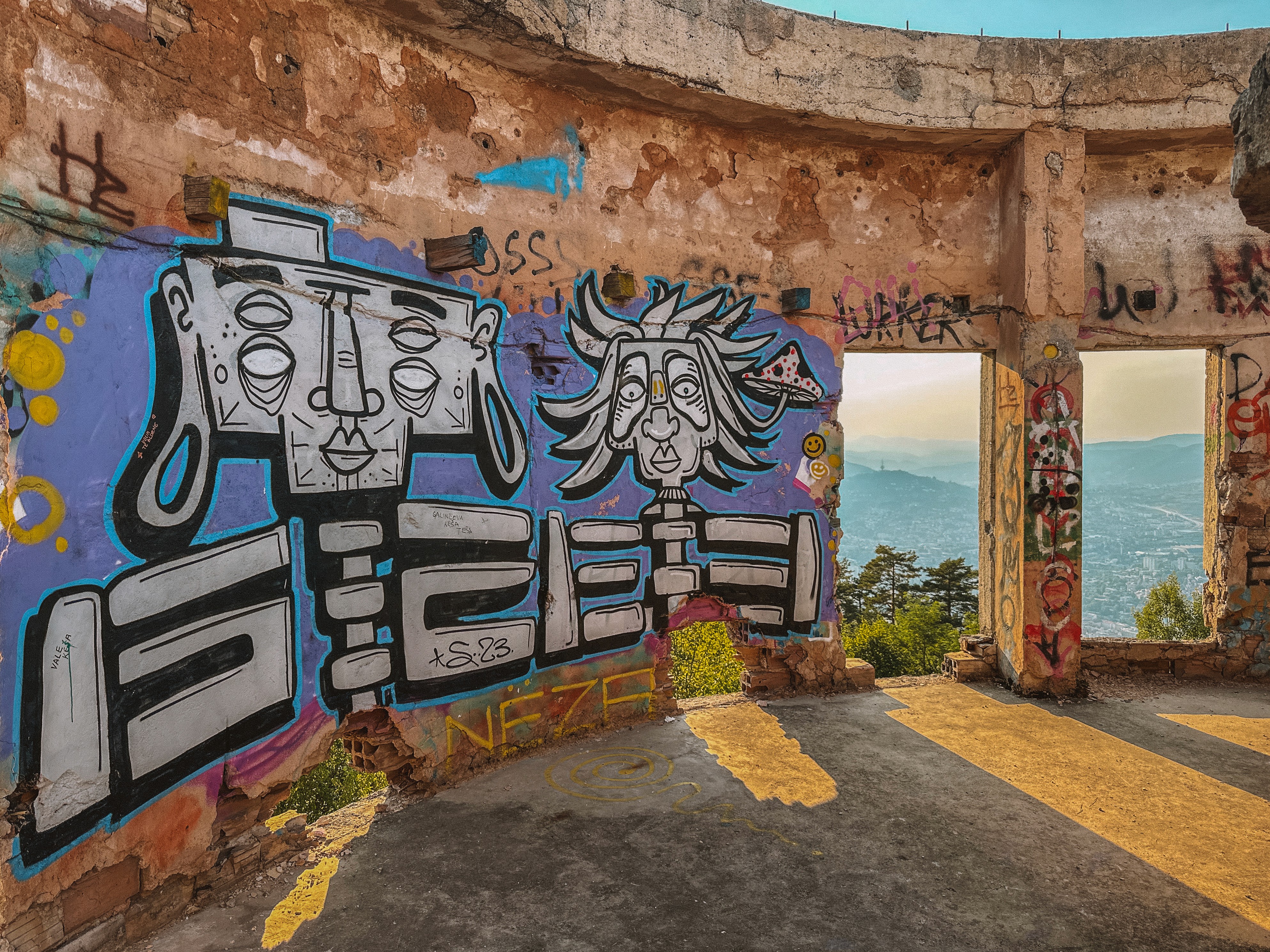 Graffiti on trebevic