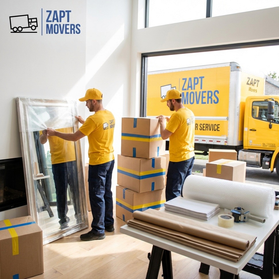 Zapt Movers Packing Scene Two