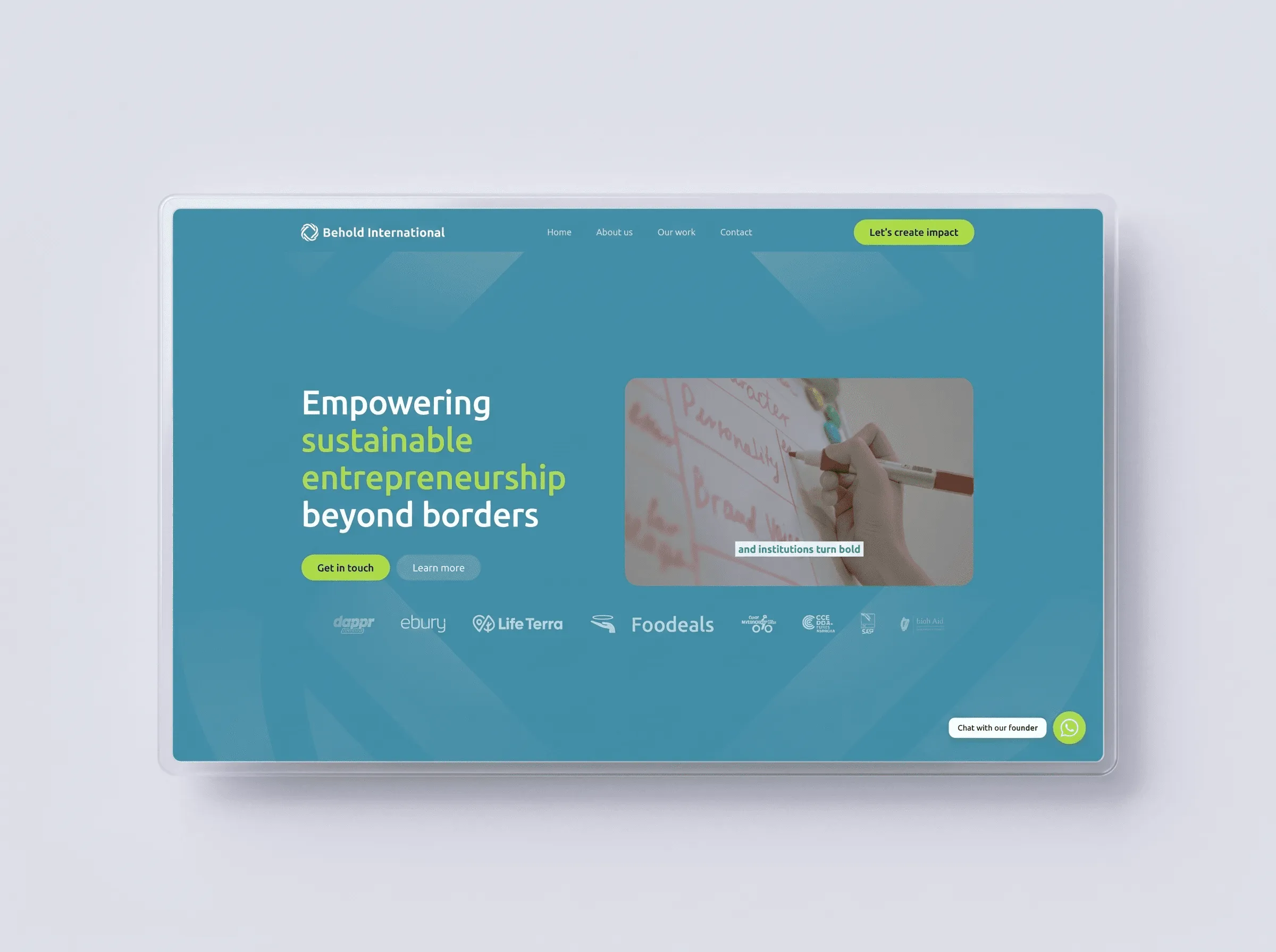 Voorbeeld uit ons werk voor Web development