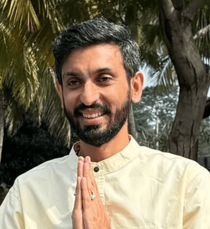 Photographer holding camera