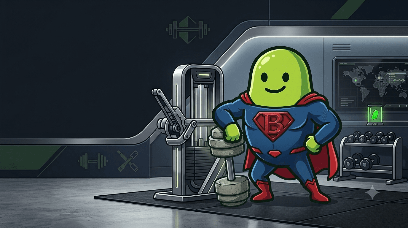 TheBean Superman workout Thebean super hero standing 