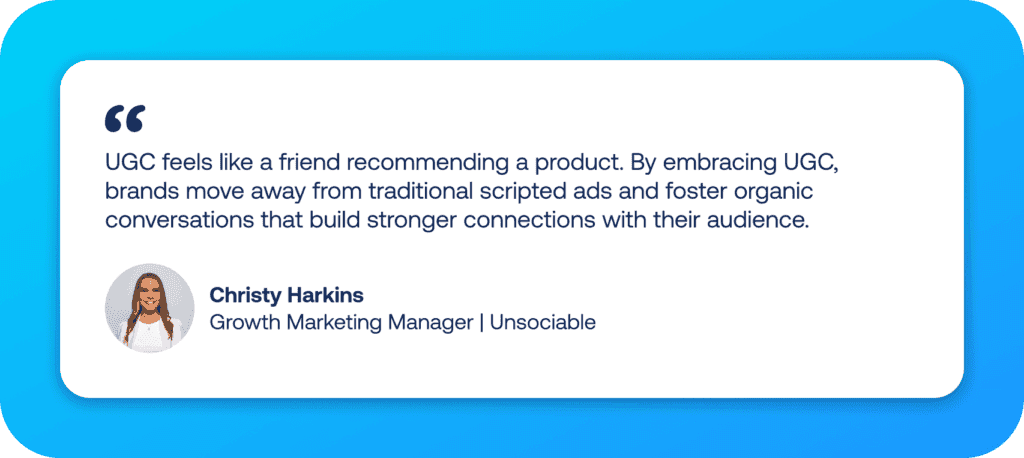 E-commerce Trends 2025, a quote by Christy Harkins, growth marketing manager