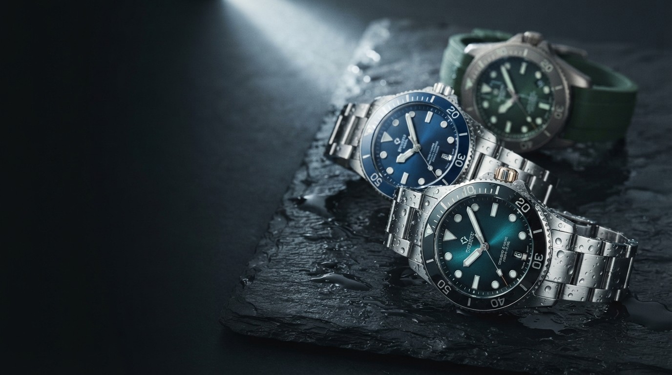 A sealed CALIBRE diver