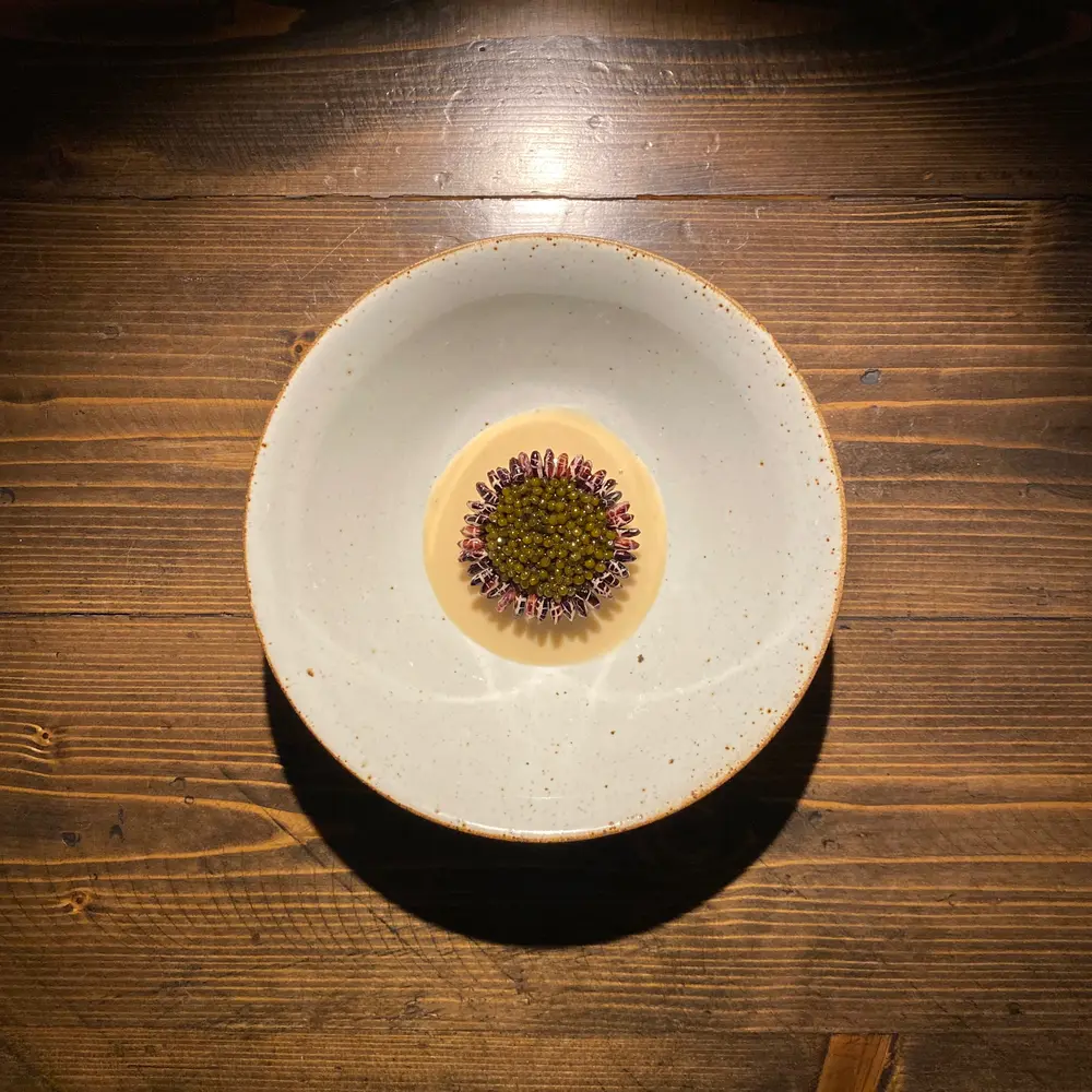 Black Sticky Rice, Royal Oscietra Caviar, Coconut, Sacha Inchi