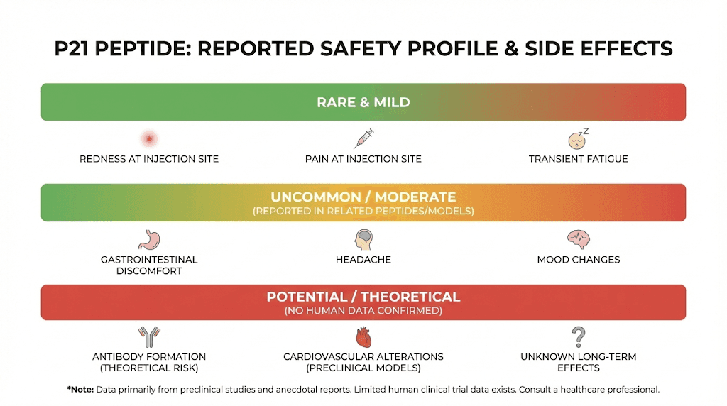 P21 peptide side effects and safety profile overview