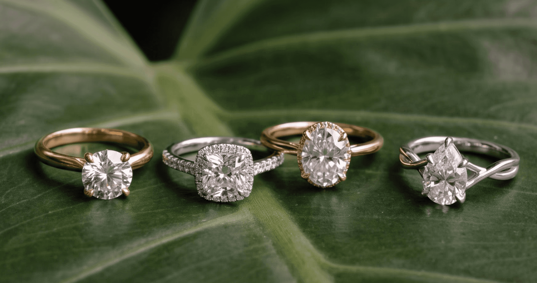 Lab Diamond Engagement Rings made by Lab Grown Dreams.