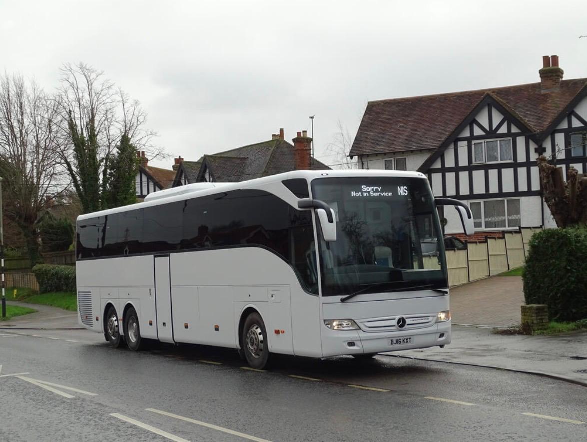 Luxury minibus and coach for premium chauffeur transport services.