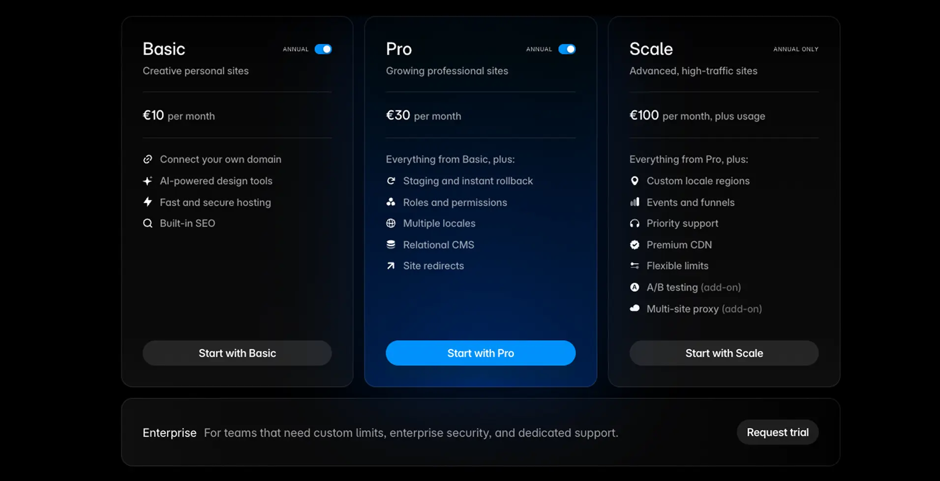 Nouveaux plans Framer
