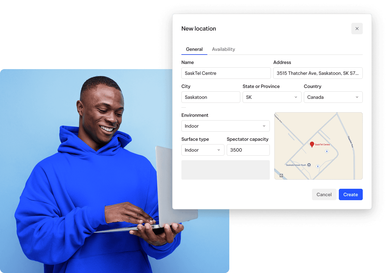TeamLinkt's Hockey Schedule Locations Management Tool 