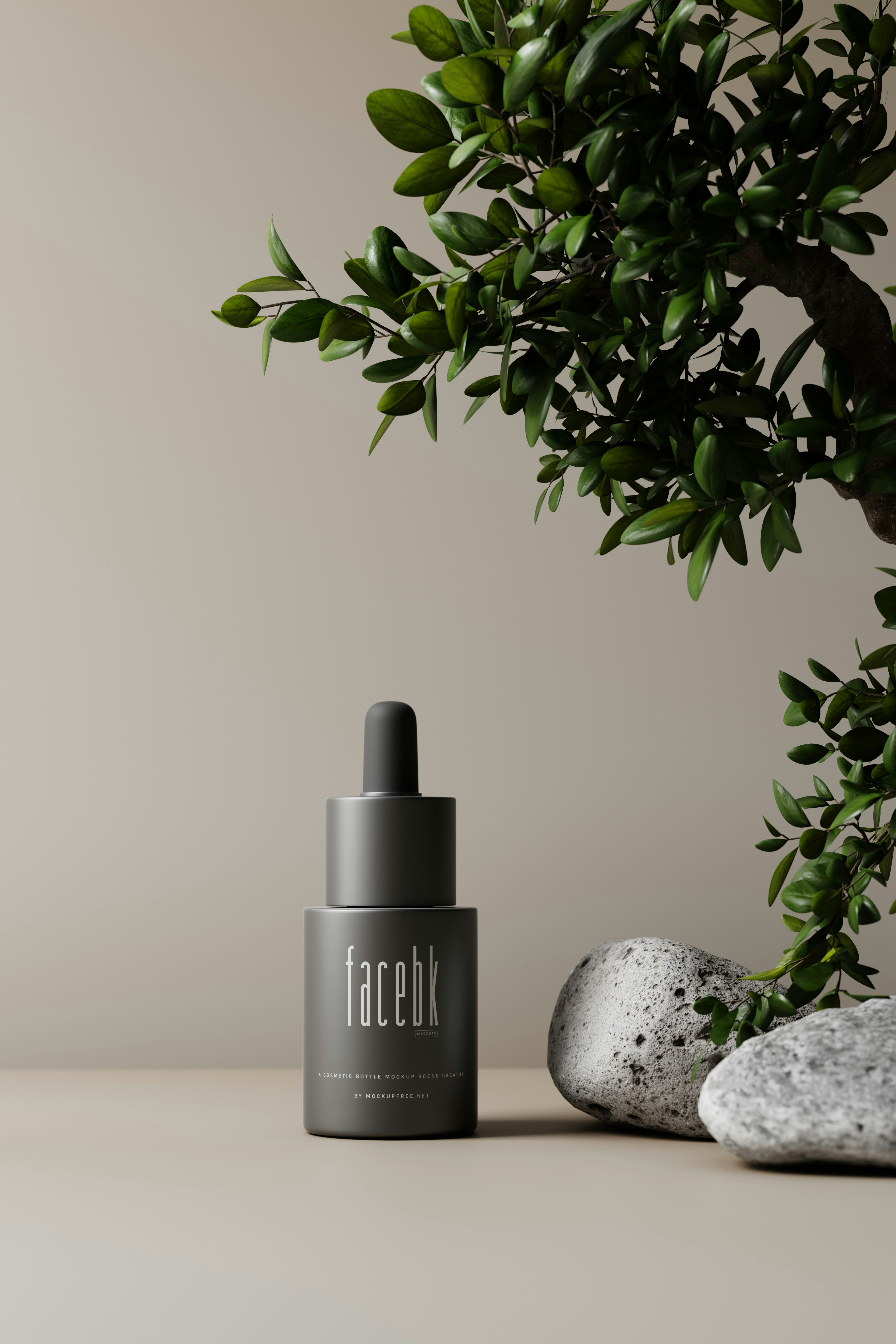 A purple jar with a ribbon on a pedestal.