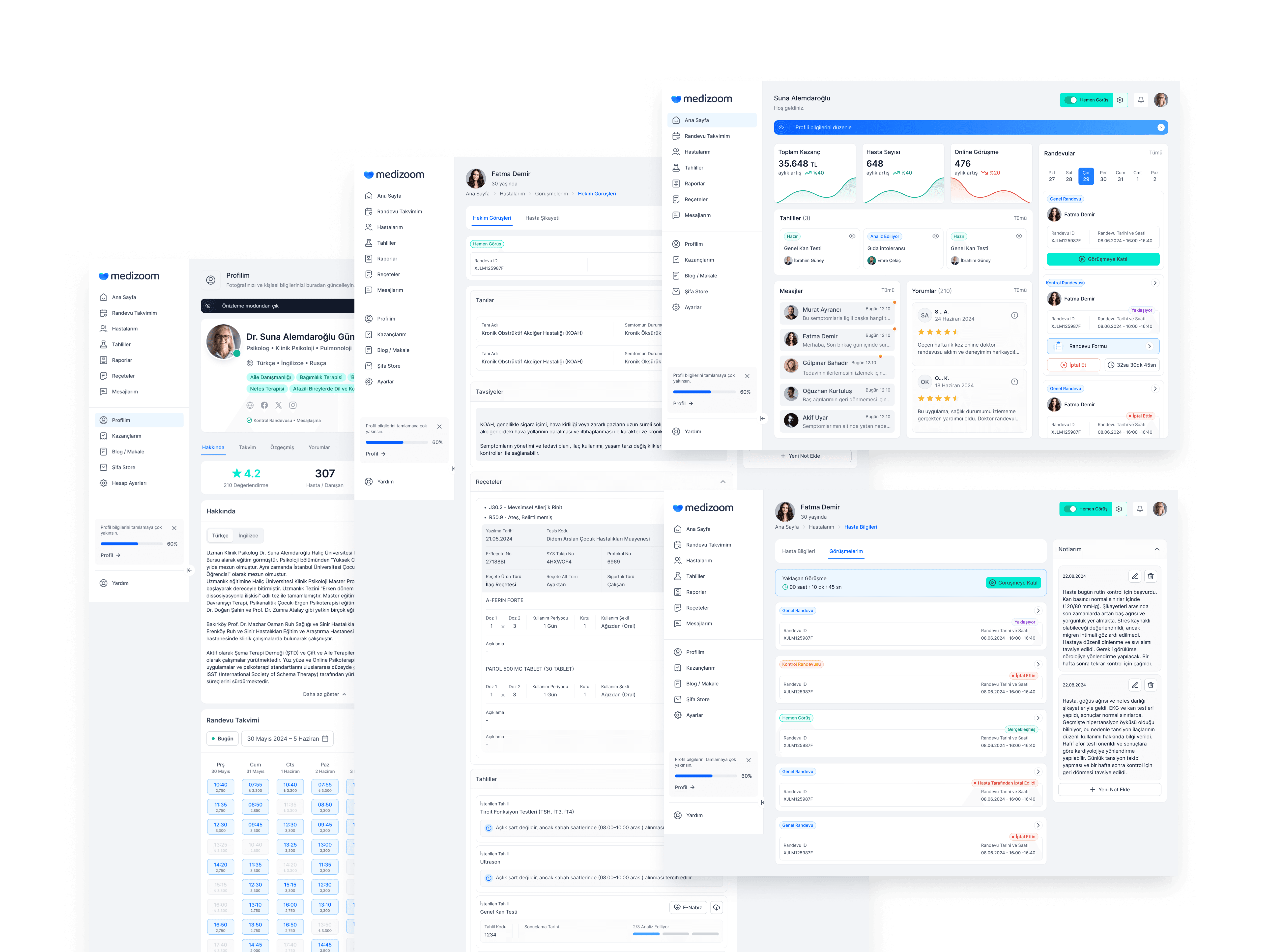 A screenshot of the our staff page