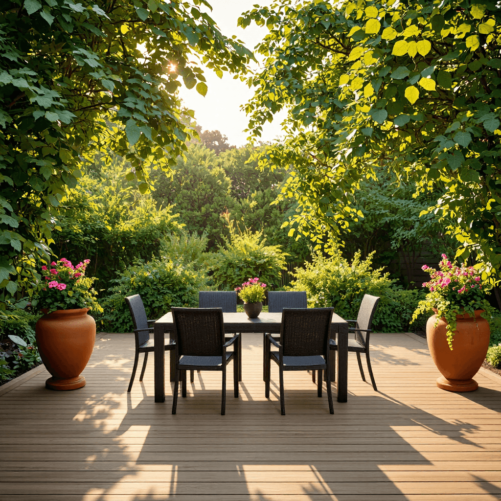 product photography of Outdoor dining furniture set