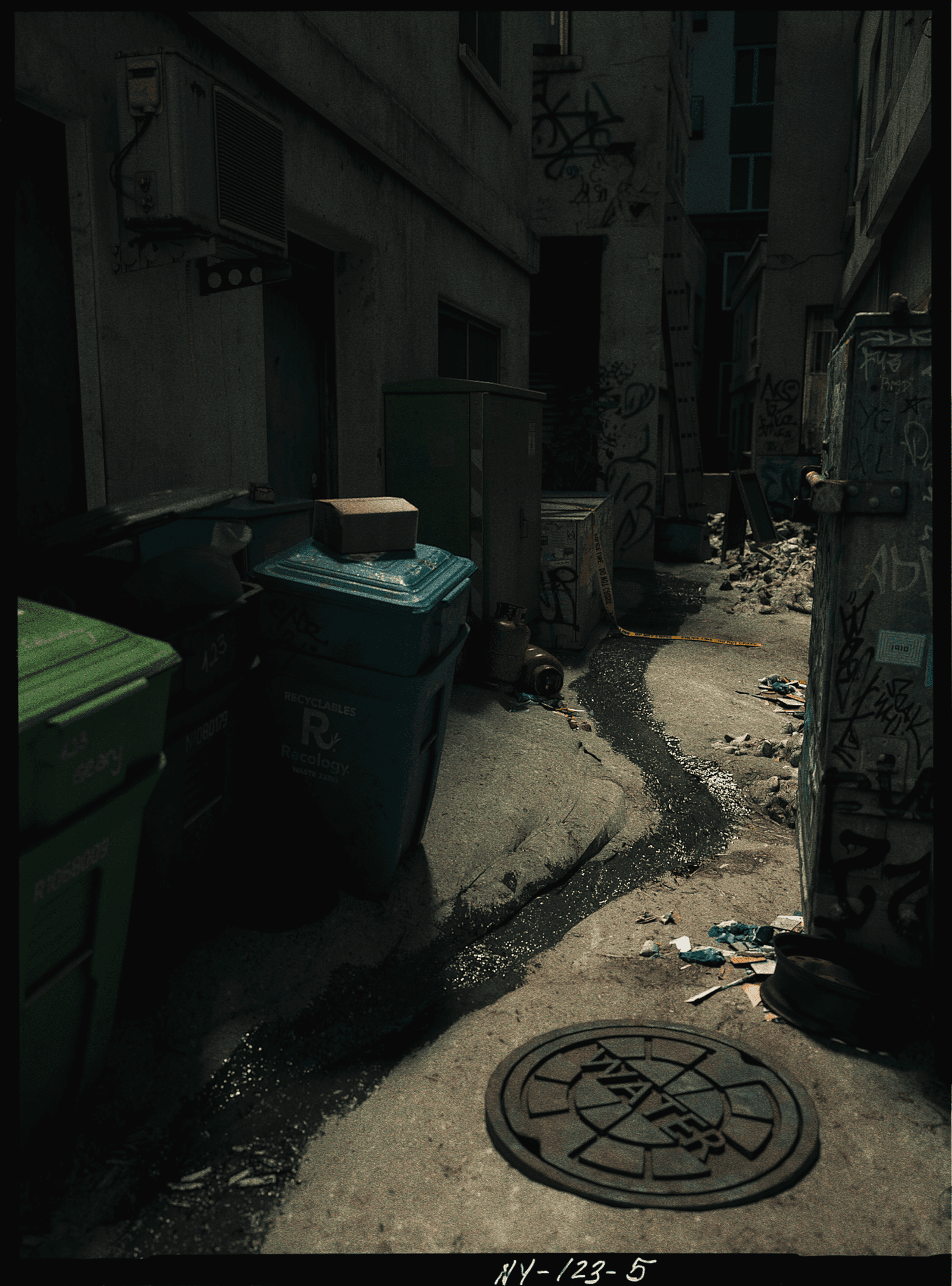 3D Dirty Alleyway
