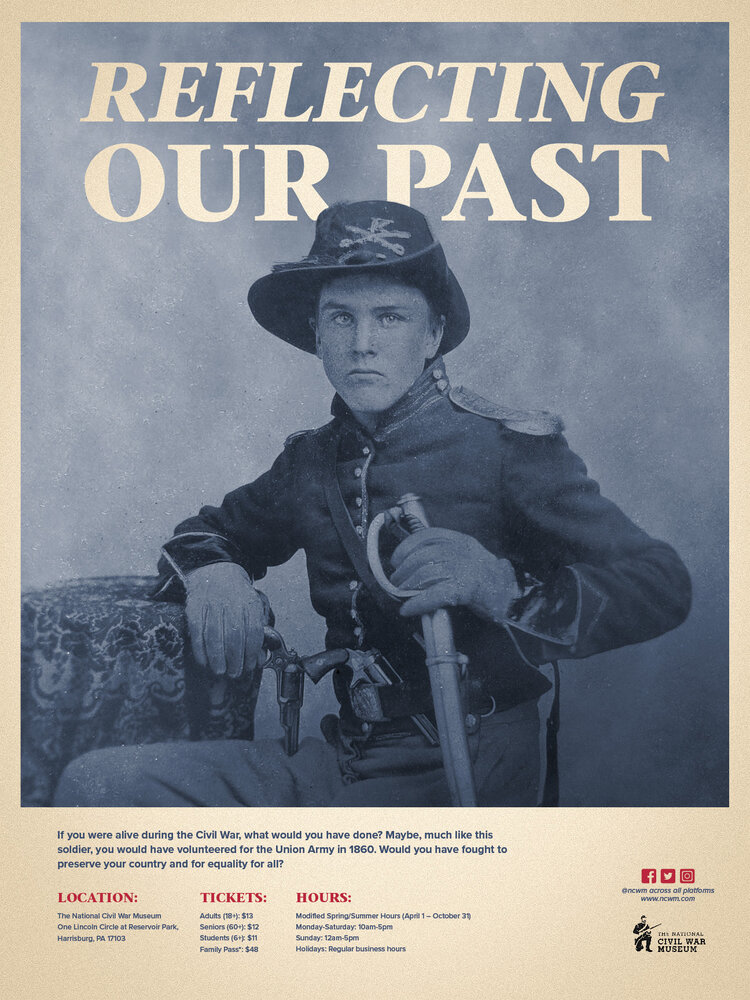 National Civil War Museum Marketing Poster Process Work 3