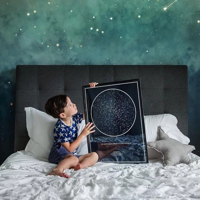 Historical star map from ancient civilizations showing early celestial cartography