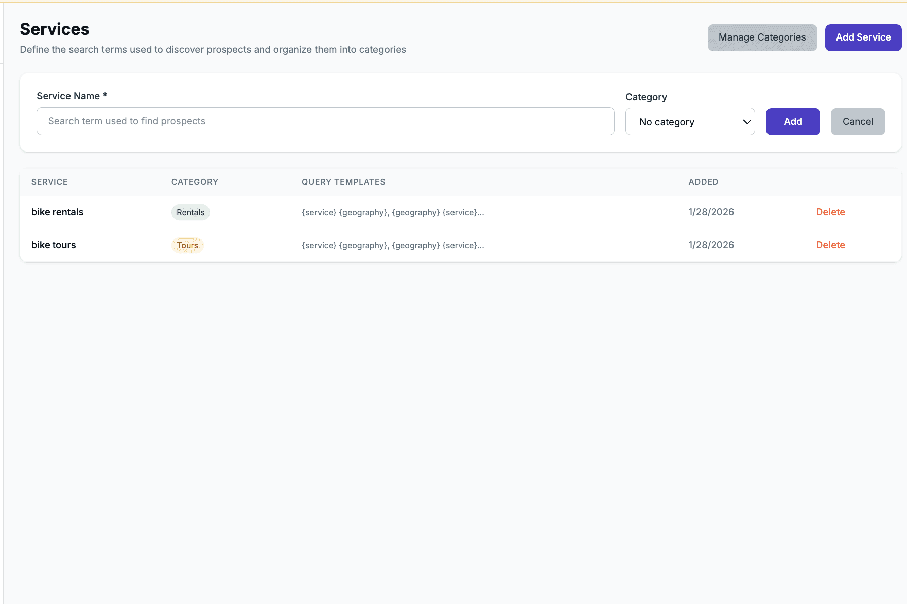 Software user interface