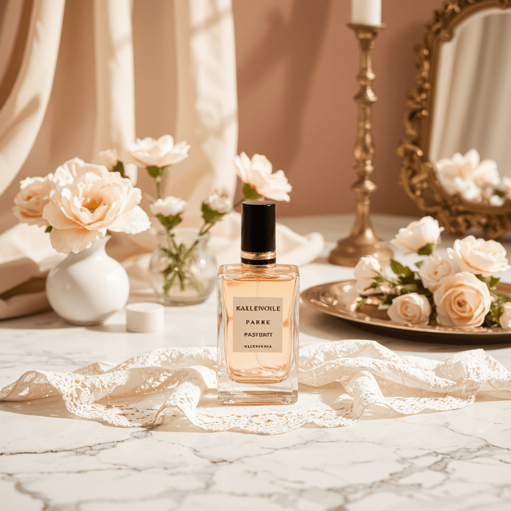 product photography of perfume bottle