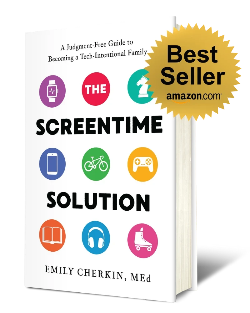 The Screentime Solution Amazon Best Seller by Emily Cherkin the Screentime Consultant