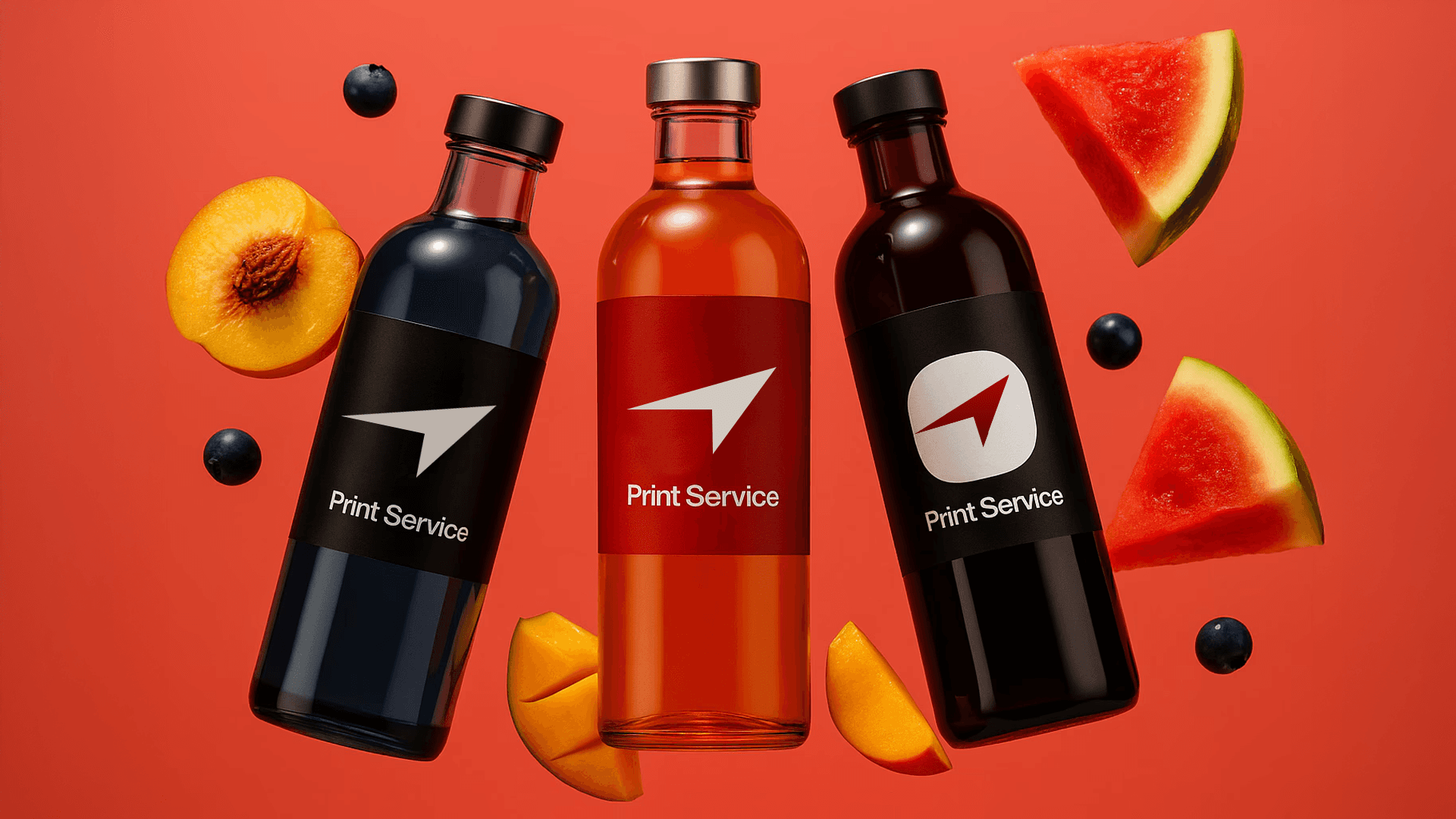 modern dark blue interior with men