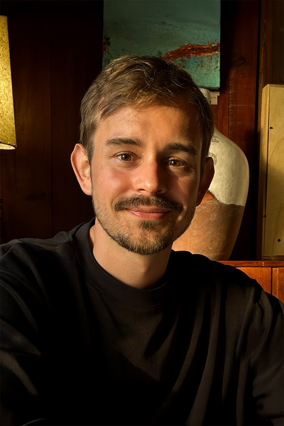 Potrait of a guy smiling