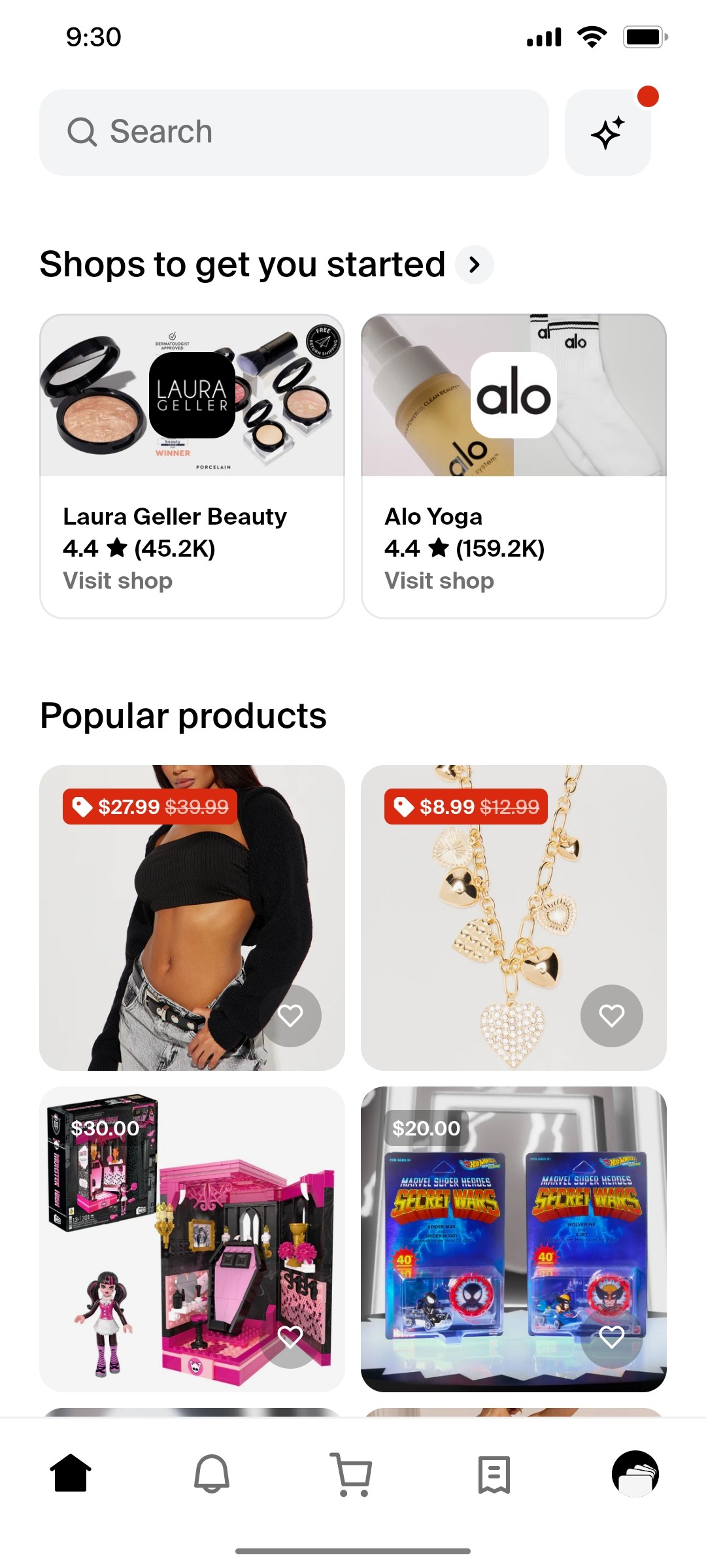 Shop App Popular Popular Screen