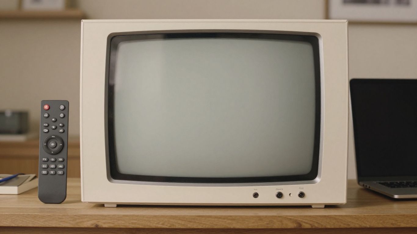 Complete sitcom box set beside a streaming remote