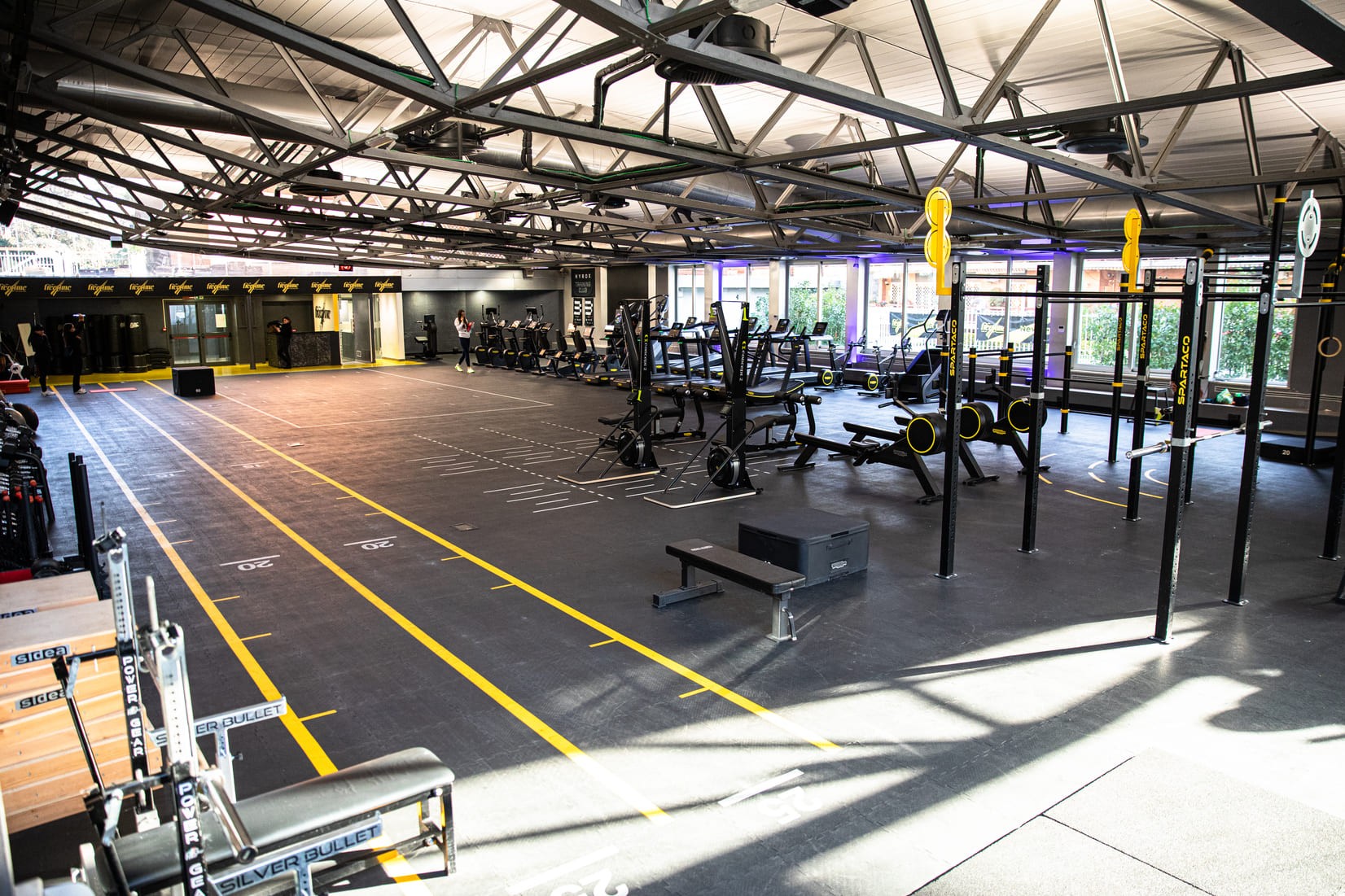 Spazi allenamento palestra Freetime Sporting Club Monteverde Roma