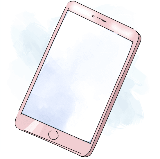 Digital tablet illustration representing the National Finance Olympiad online student portal and study materials.