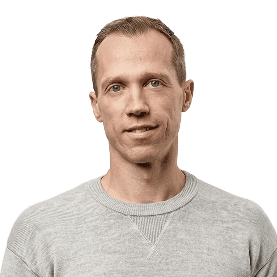 Man portrait with neutral expression