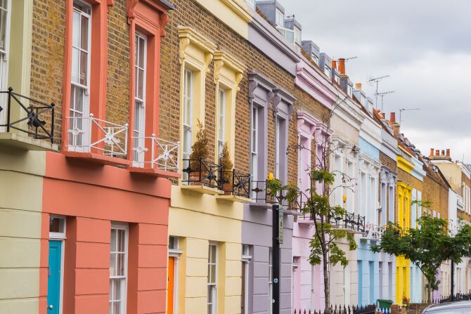 Hartland Road’s colourful houses