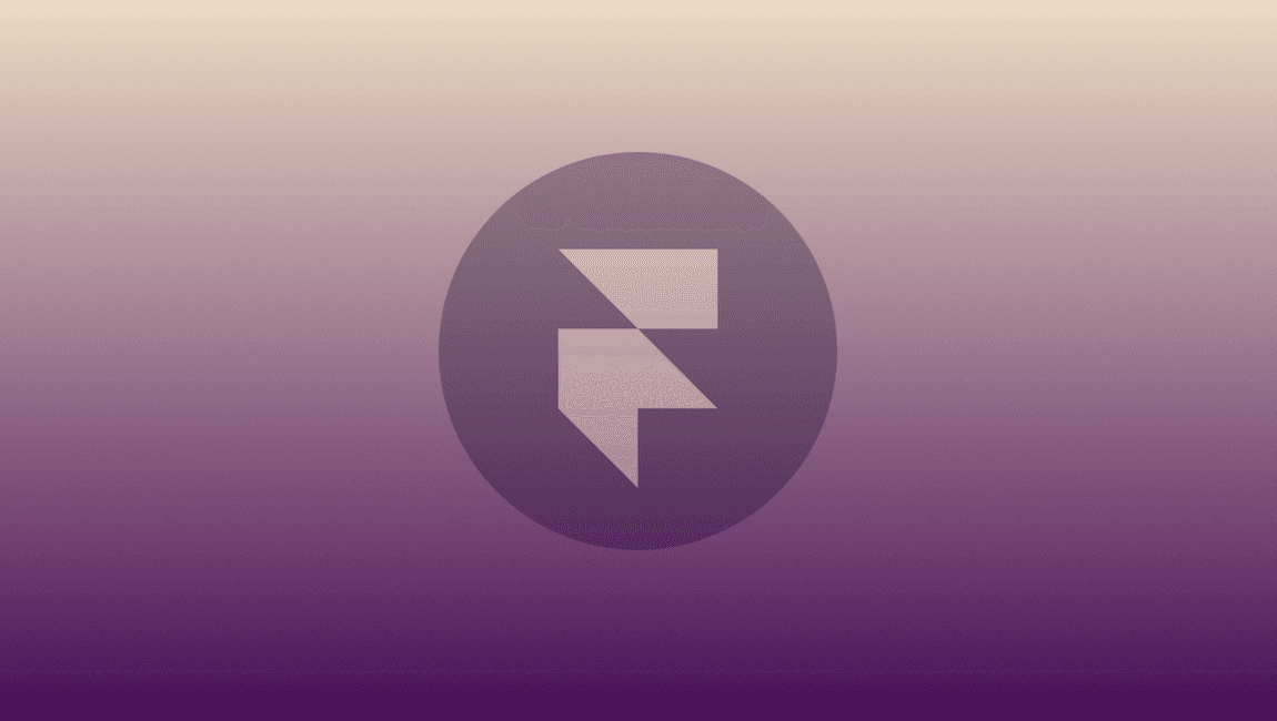 Framer logo against a gradient fade