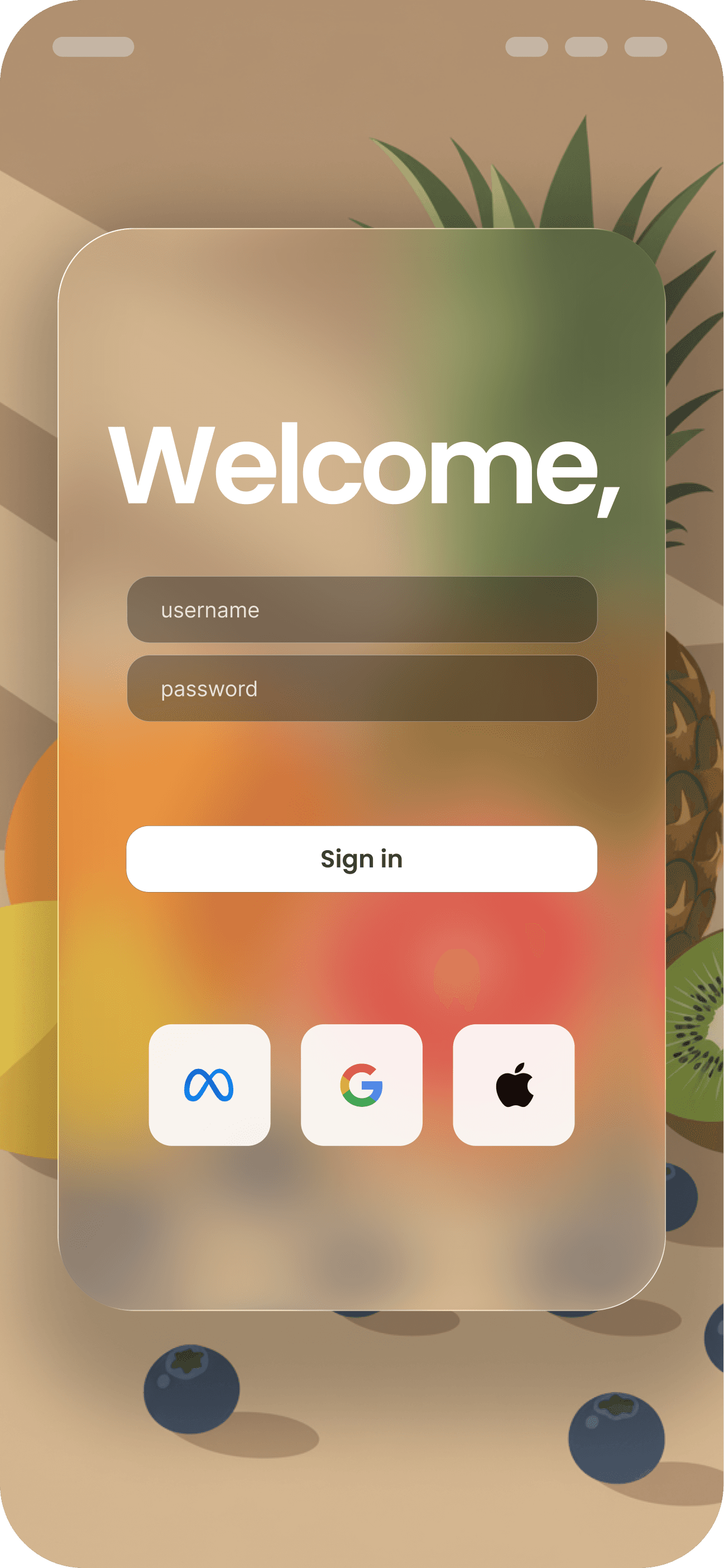 welcome page app illustration