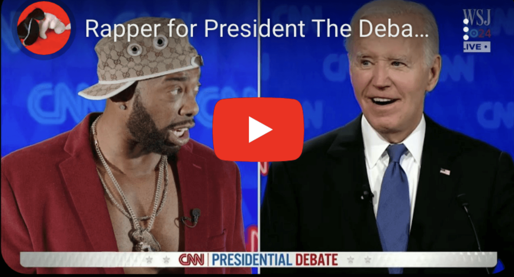 Rapper vs Joe Biden vs Donald Trump the Debates #rapperpresident #rapperforpresident mockumentary scene never enough show NeverEnoughShow.com minimocks mockumentary comedy